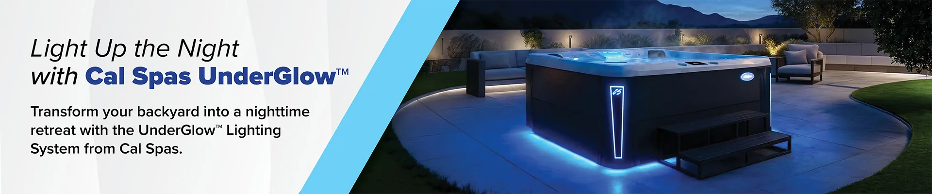 Calspas hot tub being used in a family setting - Mifflin Ville